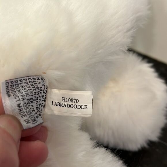 Ganz Labradoodle White Fluffy Dog Plush. Size 12” - Picture 11 of 11
